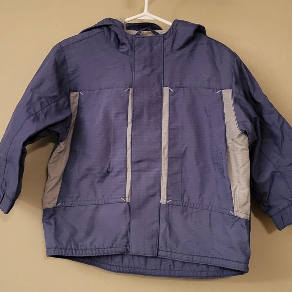 Baby Gap lined hooded nylon jacket